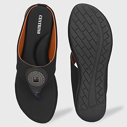 Image of Centrino Women Thong Sandals & Comfortable Ortho Care Sandal For Ladies | Fashion Wear Sandal & Chappal | Soft Cushioned for More comfort (2854)