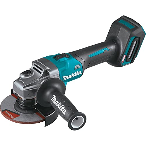 Amoladora angular Makita GAG01Z para cortar perfiles de hierro sin cables 2