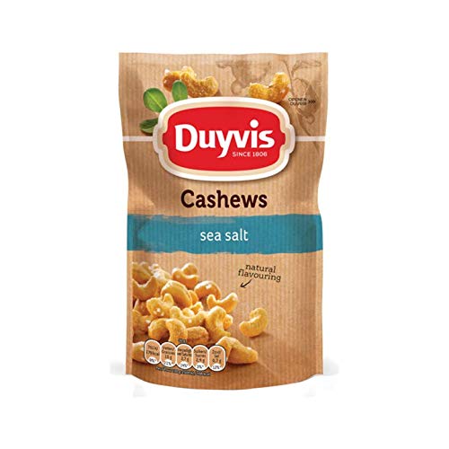 Cashew with Seasalt | Duyvis | Pure Nature Cashews Sea salt | Total Weight 4.41 ounce