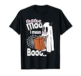Photo Gallery moo i mean boo divertente mamma figlio figlia mamma e mi halloween maglietta Photo Gallery moo i mean boo divertente mamma figlio figlia mamma e mi halloween maglietta