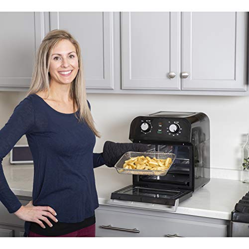 Deco Chef XL 12.7 QT Oil-Free Air Fryer Multi-Function High Capacity Countertop Convection Oven, Toaster, Rotisserie All-in-One Healthy Kitchen Oven Instructional Cook Book Included - Thumbnail 3