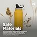 Klean Kanteen TKWide Insulated Water Bottle with Chug Cap - Portable, Stainless Steel Travel Bottle - Perfect for Sports & Outdoor Activities - Marigold, 32 oz