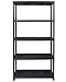 Produktbild Ondis24 Kunststoffregal, Schwerlastregal, 90 x 40 x 180 (H) cm, Steckregal, anthrazit, belüftet 5 Böden, bis 250 kg belastbar (1 Stück)