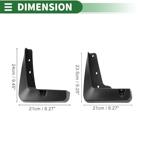 Image of Motoforti Mud Flaps Splash Guards Mud Guards for Lexus ES 2012-2017 W /Mount Accessories