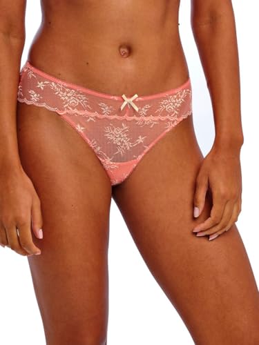Image of Freya Women's Offbeat Decadence Brief, Sunset Coral, M