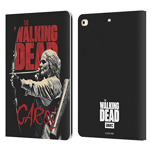 Protection cuir iPad 9.7 2018 Walking Dead compatible tablette Apple iPad 9.7 2017