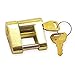 Shoreline Marine Screw Type Brass Coupler Lock | Solid Brass & Stainless-Steel Pin