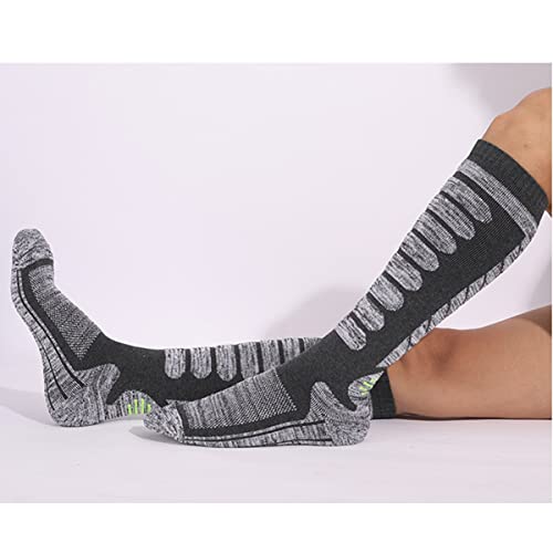 Sportcompressiekousen Lange buis ski sokken 3 paar buitensporten verdikte bergbeklimmen sokken handdoekbodem om zweet te absorberen en warm te blijven Voor Mannen En Vrouwen - Afbeelding 5
