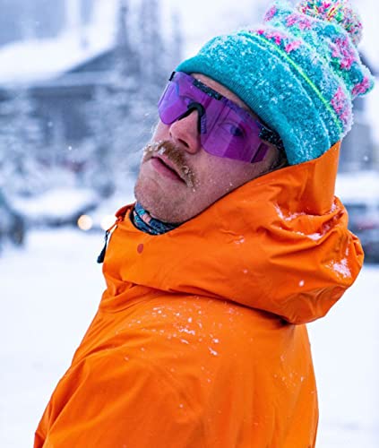 Jovakit Fashion Sports Cycling Polarized Sunglasses For Men Women Outdoor The New Sports Glasses Uv400 Protection Goggles (White/Blue Mirror) #TOP3