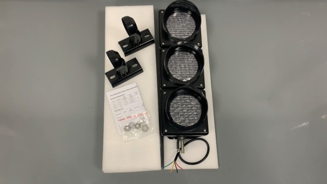 100mm LED Pedestrian Traffic Signal Light – Waterproof, DC12V-24V/AC85-265V, Remote Control Option (500M), Red & Green For Crosswalk Safety