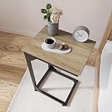 ZIWEI STAR C-Shaped End Table,...
