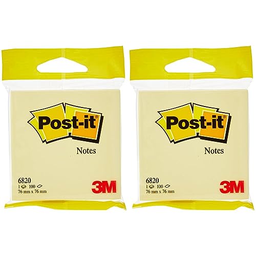 Post-it 27002 Flow Pack Appendibile di Foglietti, 100 Fogli, 72 G/M2, Giallo Canary (Confezione da 2)