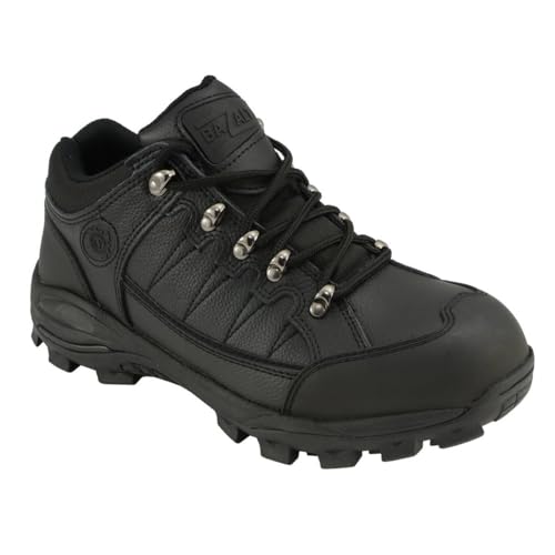 Bazalt MBM9126 Men's Black Water and Frost Proof Leather Outdoor Lace-Up Shoes - 112