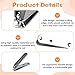 Liqqlex Kids Nail Clippers for Infants, Toddlers and Kids, Small Jaw Nail Trimmer, Precision Grooming Tool for Baby’s Tiny Fingernails and Toenails, Stainless Steel Clippers for Child Care (Black)