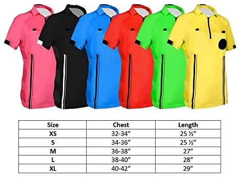 New! Women's 2018 Soccer Referee Jersey (Green, Large) #TOP6