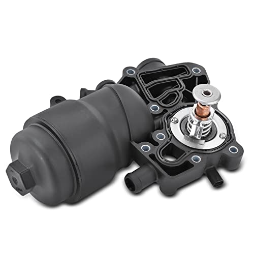 A-Premium Engine Oil Filter Housing Kit with Gasket Compatible with Audi A6 A7 A8 Quattro Q5 2014-2016, Q7 2013-2015, 3.0L, Turbocharged