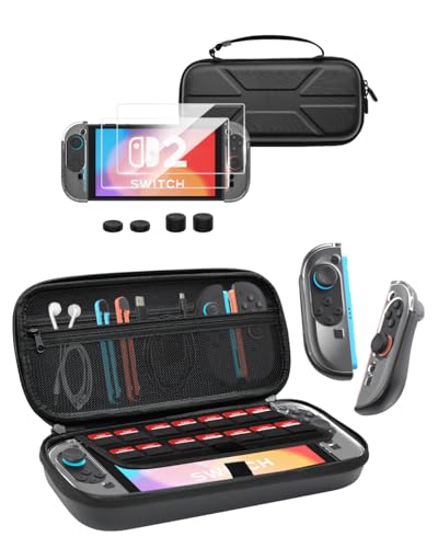 Funda protectora de Switch2 JoyCon HolyFort para jugar y viajar con tus accesorios