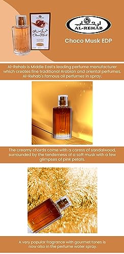 Al-Rehab Choco Musk Eau De Spray Perfume (50 Ml/1.65 Fl. Oz)- 2 Pack thumb #2