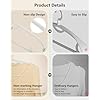 White Plastic Hangers 20 Pack for Dry Wet,No Slip Plastic Clothes Hangers for Closet Organizer No Shoulder Bump Hangers with Light Weight Heavy Duty Clothes Hangers for Coat Hangers for Small Closet - Image 6