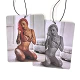 SEXY Michelle Duftbaum fürs Auto Lufterfrischer Air Freshener - Dub (2er Pack Duft: Ice)