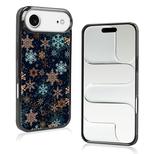 Coque de téléphone cool et colorée avec flocon de neige de Noël