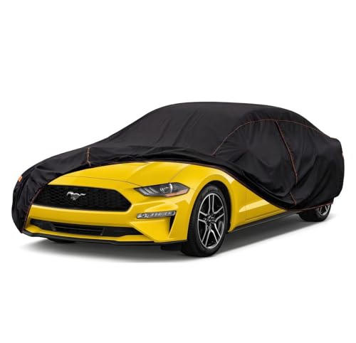 Image of 6 Layer Coupe Car Cover Universal Fit for Ford Mustang, Chevy Camaro, Infiniti g35 g37 Coupe, Audi A5 /S5 /RS5, Lexus LC RC, etc. Fits Coupe /Cabrio up to 189 Inch