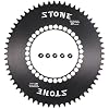 DJC Stone Chainring 130BCD Oval for Brompton Sram Red Shimano 5700 6700 Road Bike Folding Bike 40 42 48 50 52 55 56 58 60T Chain Wheel