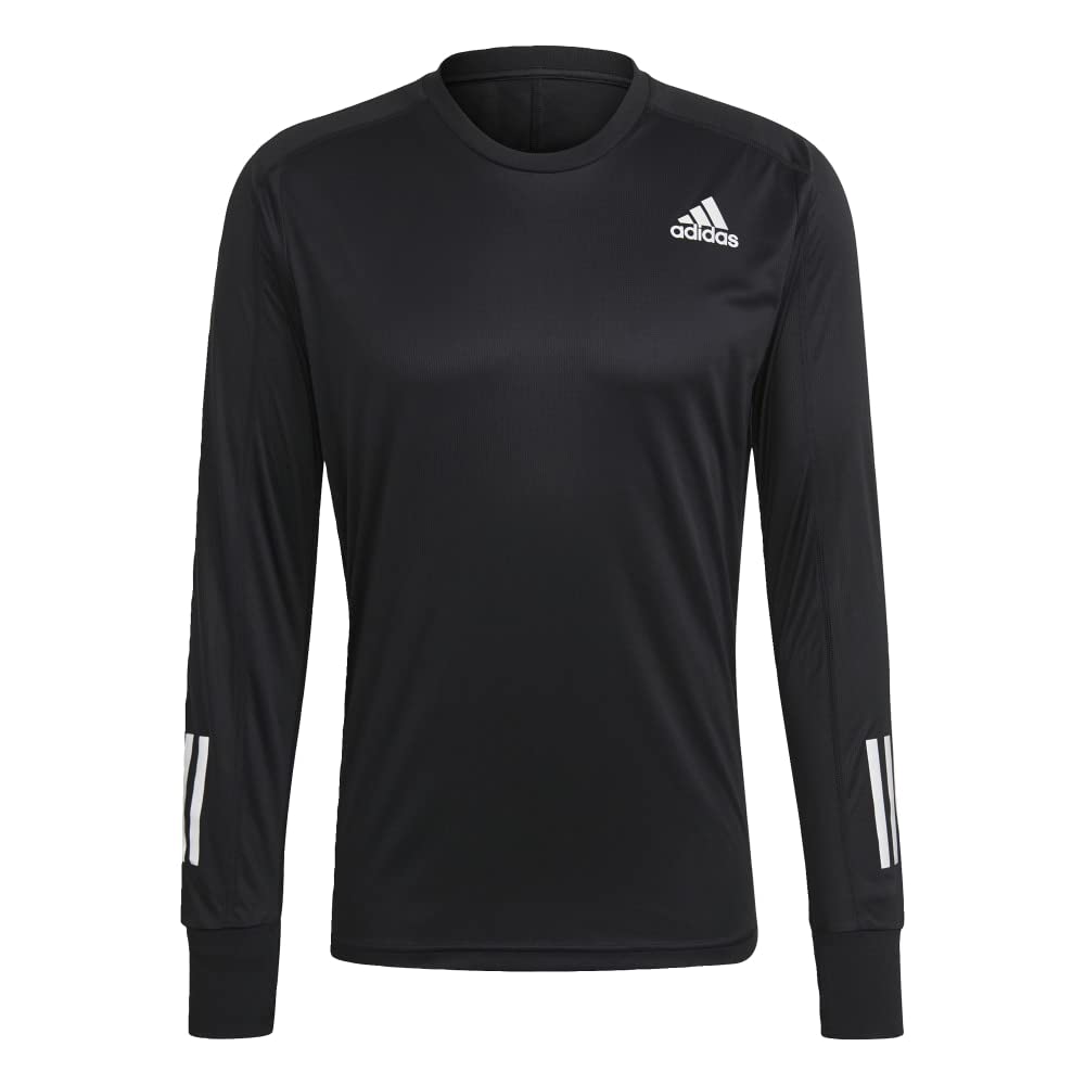 adidas Own The Run Camiseta de Manga Larga Hombres Black