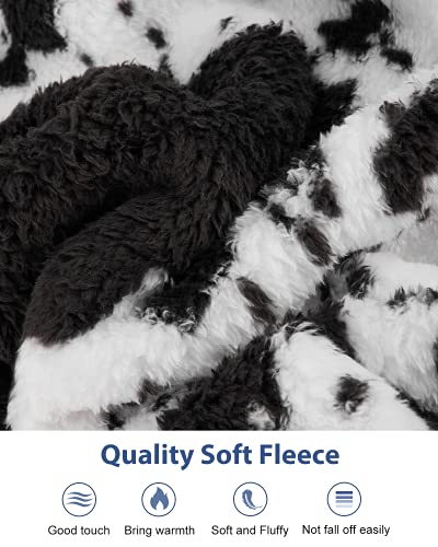 LIVACASA Women Fluffy Pullover Baggy for Winter Ladies Fleece Long Sleeves Soft Tops Teddy Fleece Warm with Pocket Jumper Sweatshirt Black and White S steampunk buy now online