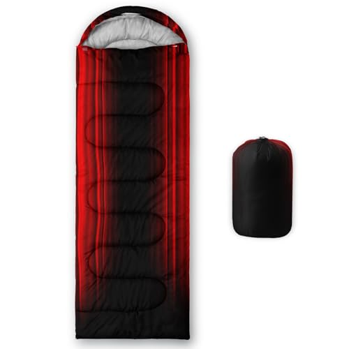Axolotl Abstract Ombre Sleeping Bag for Kids Adults–Lightweight Warm Cold Weather Sleeping Bags,Waterproof Portable Sleeping Bag for Camping Backpacking Outdoor Indoor 3 Seasons,Hiking Sleeping Bags