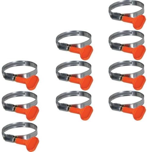 トラスコ中山 TRUSCO まとめ買い ステンレス強力機械ホースバンド 締付径40～60mm SUS304 10個入 TSB-60A