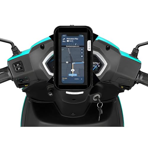 SIAGO Premium Mobile Holder for Scooty/Motorcycle, Black - Image 2