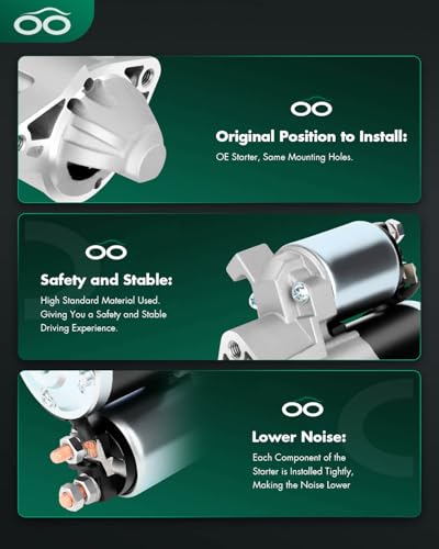 Image of SCITOO Starters fit for 2006-2010 for Jeep Commander 3.7L2005-2010 for Jeep Grand for Cherokee 3.7L