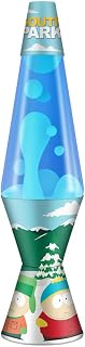 Spencer's South Park Bus Stop Lava Lamp | Multi-Colored Base | Blue Liquid | Blue Wax | Home Décor | Lighting