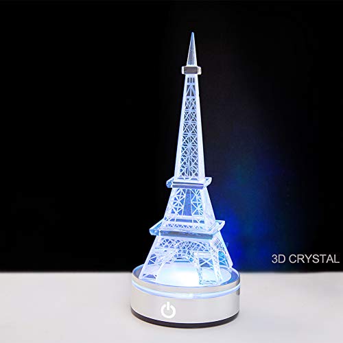 Ifolaina ZB093-M Led Light Base Lighted Display Stand For Crystal 3D Photo Glass Art Tumbler Rgb Multicolor Lighting Round Pedestal Usb Battery Operated thumb #7