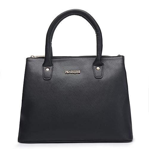 Image of Kathy Satchel Bag for Women, Stylish Satchel Handbag Italian Vegan Leather Bag with Detachable Sling Strap Purse Handbag for College and Office