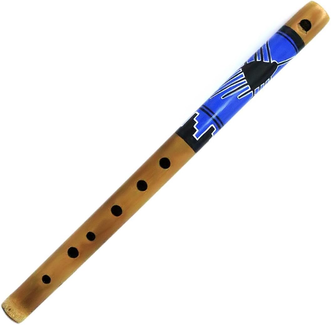 Fraute Quena A Vertical Peru Whistle Flute Traditional Clarinet Flute for Beginner and Music Lover in G Key