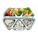 Molde de sushi – Utensilios de cocina antiadherentes de 6 cavidades | Molde de arroz japonés para preparación de comidas, hogar, escuela, oficina, picnic, camping, viajes, niños, adultos