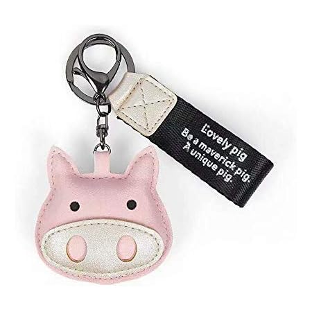 Amazon キーホルダー 可愛い子豚のキーホルダーの革製 アニメ 萌えグッズ 通販