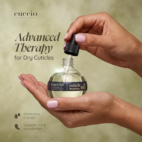 Image of Cuccio Naturale Citrus & Wild Berry Revitalizing Cuticle Oil, Lightweight Fast-Absorbing Hydrating Nail & Cuticle Conditioner, Cold-Pressed Oils + Vitamin E, 2.30 Fl Oz