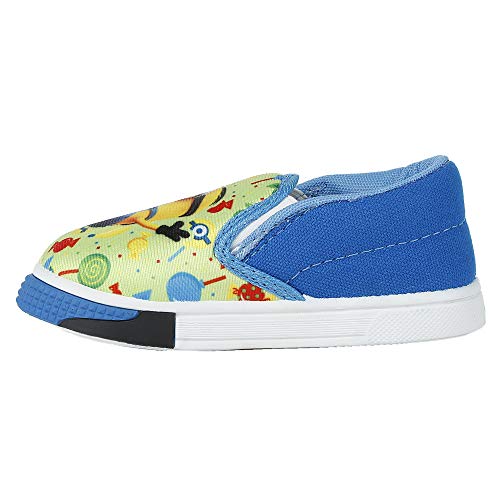 Image of Kids Boys Minions Printed Slipon Blue Shoes