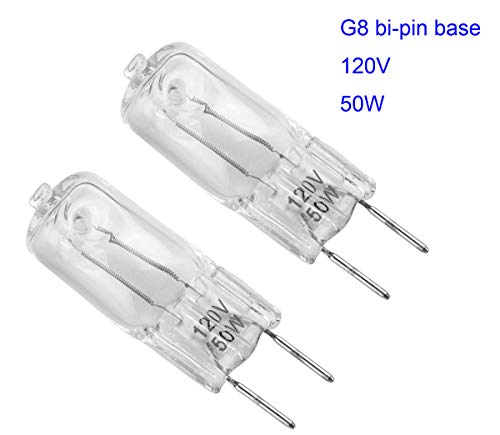 Light Bulb For Ge Microwave Oven - 120V 50W Halogen Light Bulb Lamp For Ge Over The Range Microwave Hood, Kitchen Over Stove Light Surface Light Bulb For Ge Microwave, Replaces Wb08X10057 Wb08X10051 #TOP1