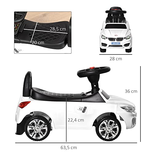 Variante de HOMCOM correpasillos bebe Blanco 63,5x28x36 cm