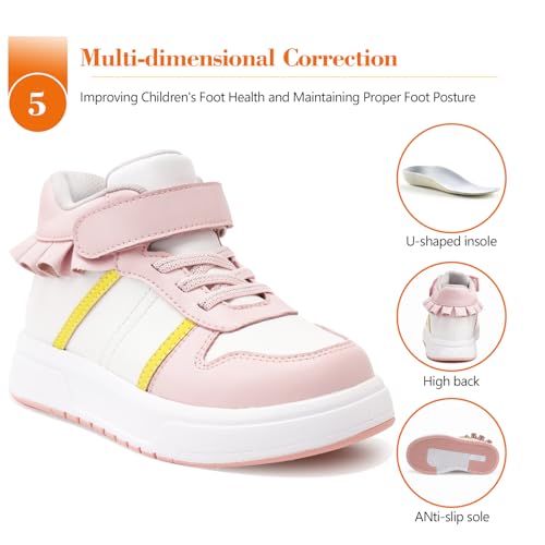 Toddlers Orthopedic Thick Sole Shoes with Ankle and Arch Support for Girls4