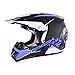 Produktbild OLEEKA Erwachsene Motocross Helm Full Face MTB Sturzhelm Offroad Downhill Quad Moto Bike MX ATV Motorradhelm Set für Männer Wommen
