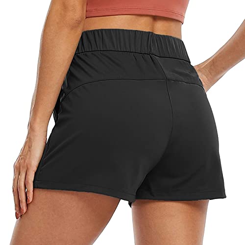 Swim Shorts Women Plus Size Women's Athletic Shorts Drawstring Waisted Comfy Shorts Casual Relaxed Shorts Gym Hiking Shorts Workout Running Track Shorts High Waisted Shorts Women Athletic #TOP1