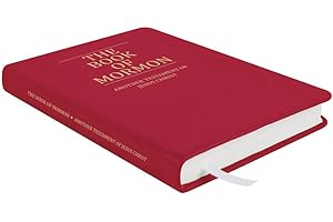 LDS Scriptures Hand-Bound Red Plum Leather Book of Mormon
