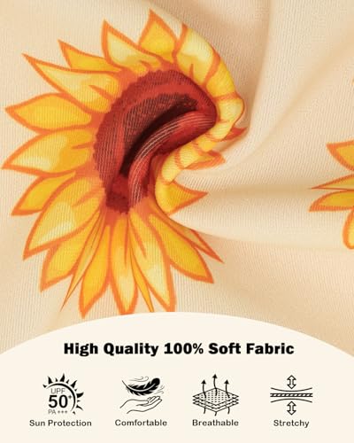 Image of CuteBone Sunflower Tutu Pet Dress for Small Dogs, Cats - Double-Layer Yellow Tulle Skirt - Back Satin Bow - Summer Party, Photo Shoot Dress