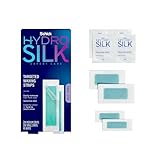 Schick Hydro Silk Targeted Waxing Strips | Soft Wax Strips for Body + Pubic Hair Removal, Eyebrow & Lip Waxing Strip, Bikini Wax Kit for Women