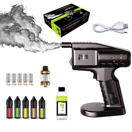 NZVZGKTNTW Pistola For Ahumar De Primera Calidad, Miniahumador con Infusor De Humo, Generador De Humo Frío Eléctrico Portátil For Alimentos, Cócteles, Carnes, Bebidas Y Filetes.